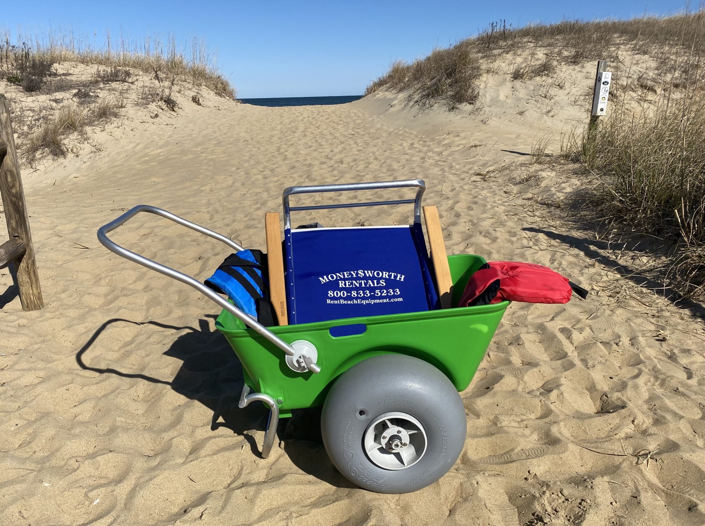 Beach Utility Cart Rental