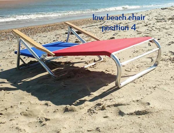 low beach chair position 4